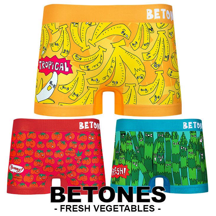 ビトーンズ Betones ボクサーパンツ メンズ 下着 アンダーウェア 野菜 ツルツル ブランド プレゼント 人気 売れ筋 ギフト Fresh Vegetables 5093 ブランド下着ならcrazy Ferret 通販 Yahoo ショッピング