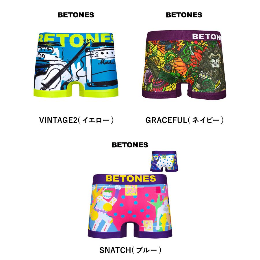 BETONES（ビトーンズ） ボクサーパンツ メンズ フリーサイズ 速乾 立体