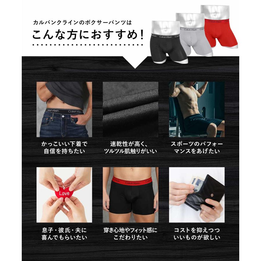 Calvin Klein（カルバン・クライン） 下着 ボクサーパンツ 3枚セット