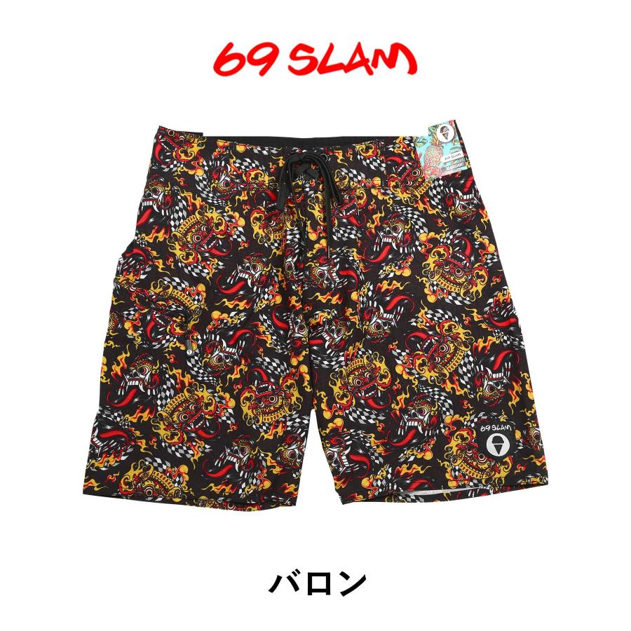 ロックスラム サーフパンツ メンズ 69SLAM 水着 ハーフパンツ 紳士 