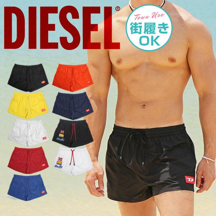 ディーゼル DIESEL サーフパンツ メンズ 水着 ボードショーツ ハーフパンツ かっこいい おしゃれ 水陸両用 海パン ロゴ ワンポイント