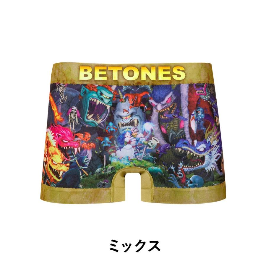 ビトーンズ ボクサーパンツ フリーサイズ メンズ BETONES アンダーウェア ツルツル 速乾 立体成型 シームレス タグレス ブランド  安い 父の日｜crazyferret｜04