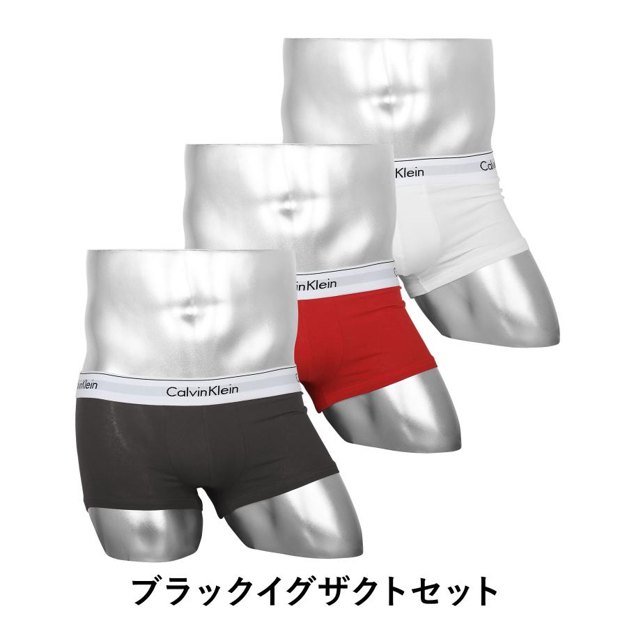 カルバンクライン Calvin Klein ローライズボクサーパンツ 3枚セット メンズ アンダーウェア 男性下着 綿混 コットン Modern Cotton CK ロゴ 高級 ハイブランド｜crazyferret｜15