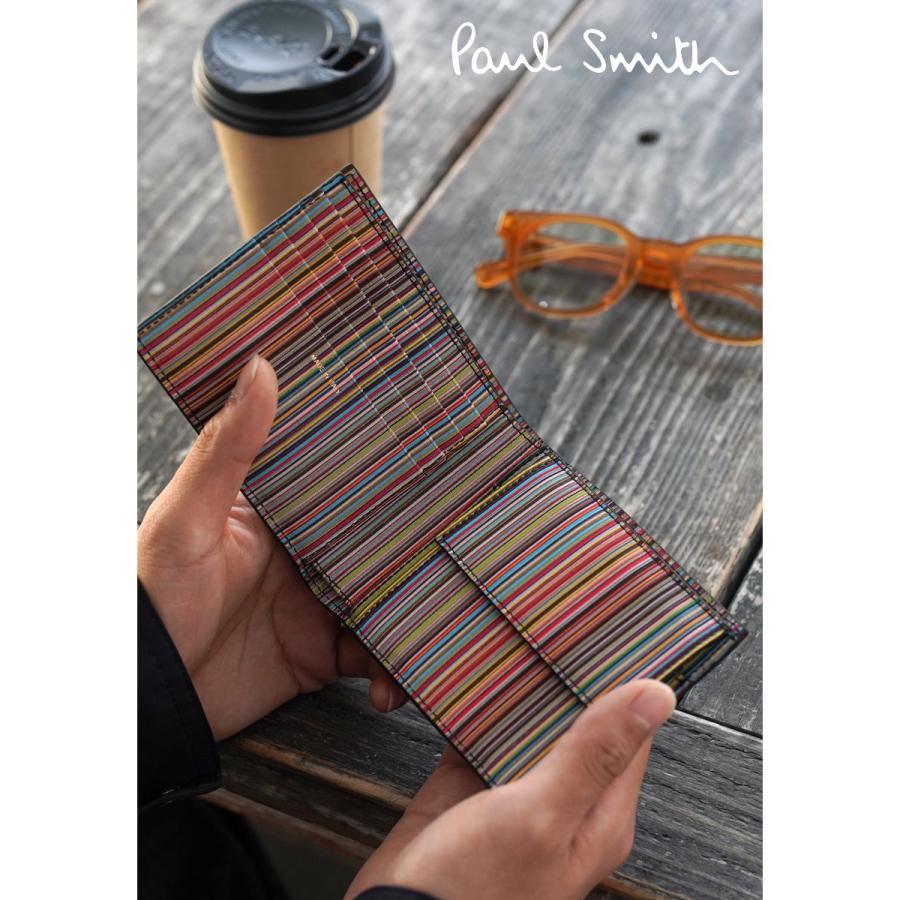 ポールスミス Paul Smith 財布 メンズ サイフ ウォレット カーフレザー ラムレザー 本革 レディース ユニセックス ブランド ロゴ プレゼント ギフト｜crazyferret｜07