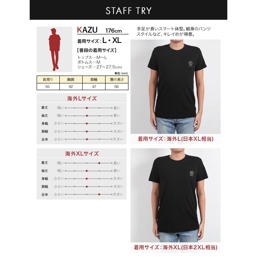VERSACE（ヴェルサーチェ） Tシャツ メンズ 半袖 VERSACE Vネック 綿