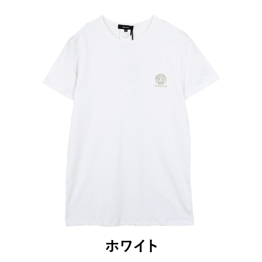 ヴェルサーチェ VERSACE Tシャツ メンズ 半袖 クルーネック 綿混 コットン ベルサーチ 高級 ハイブランド プレゼント ギフト｜crazyferret｜07