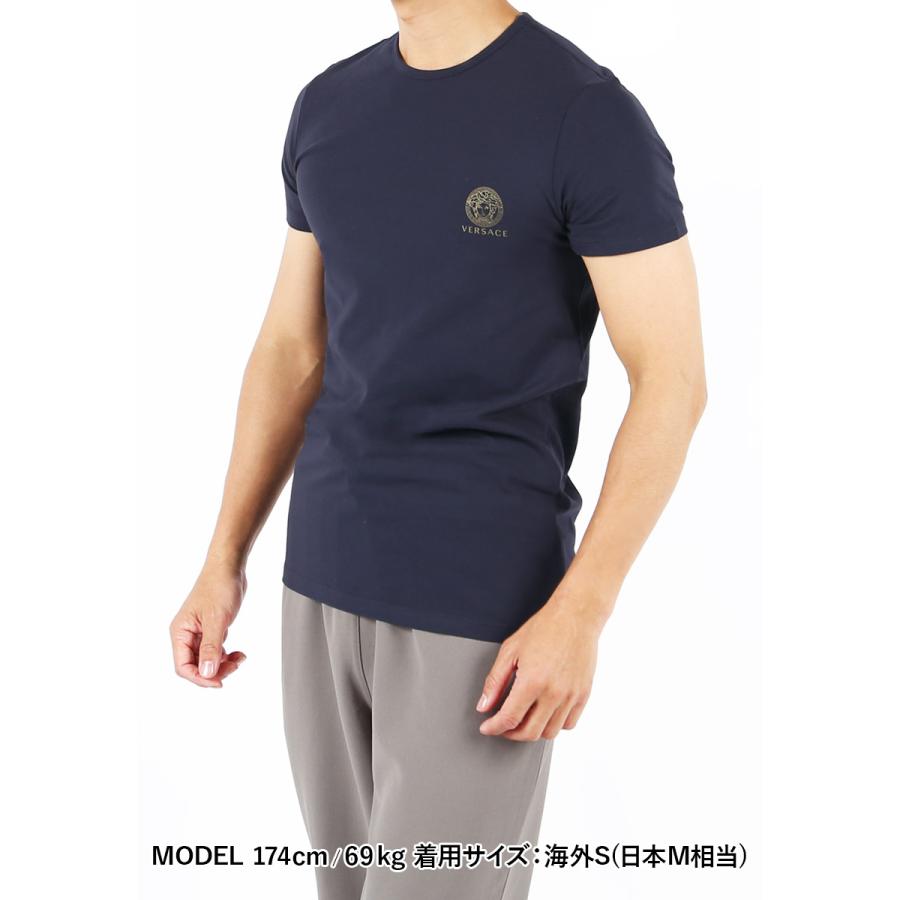 VERSACE ヴェルサーチェ Tシャツ メンズ 半袖 クルーネック VERSACE ヴェルサーチェ Tシャツ メンズ 半袖 クルーネック