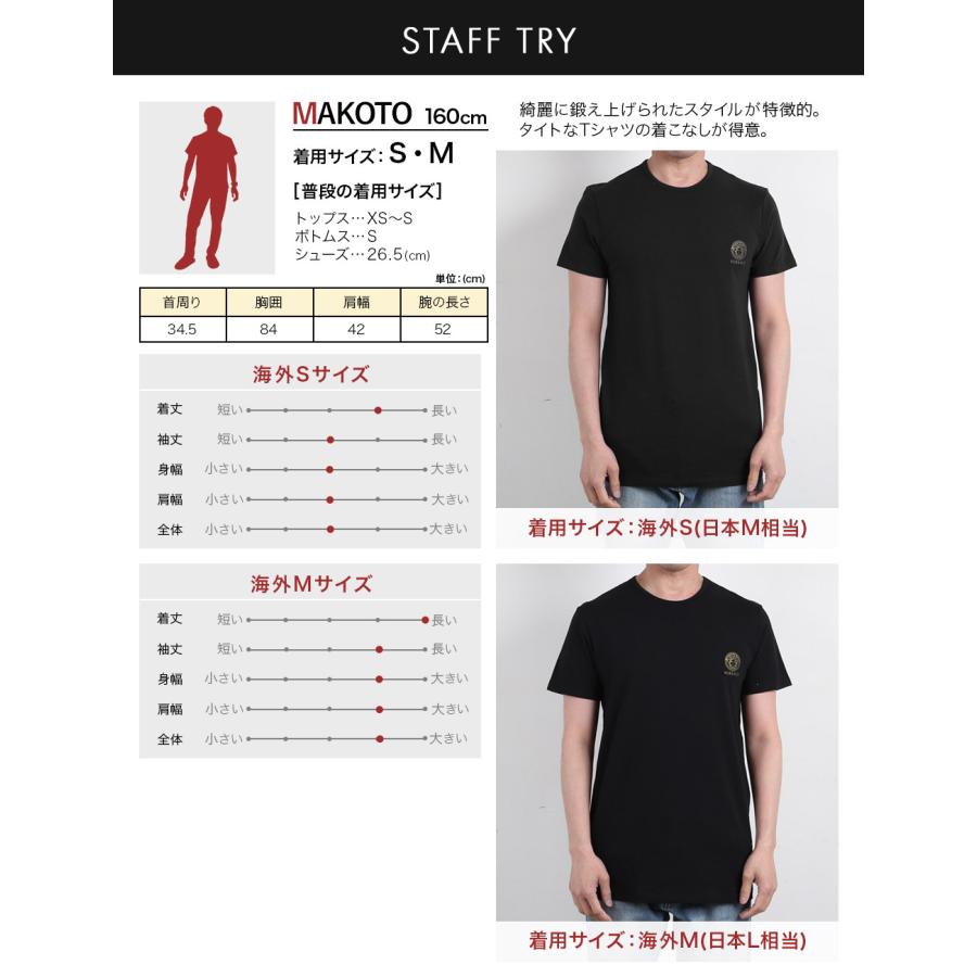 VERSACE ヴェルサーチェ Tシャツ メンズ 半袖 クルーネック VERSACE ヴェルサーチェ Tシャツ メンズ 半袖 クルーネック