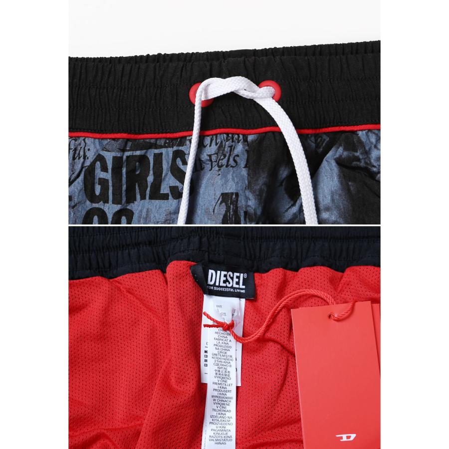 DIESEL 赤 ボードショーツ サーフパンツ 海パン BEACH WEAR DIESEL 赤 ボードショーツ サーフパンツ 海パン BEACH WEAR