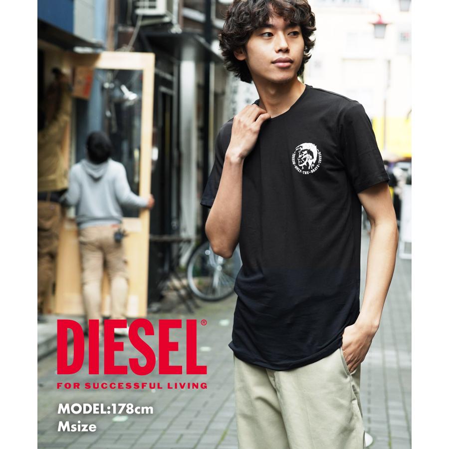 ディーゼル Tシャツ 3枚セット DIESEL メンズ 肌着 インナー 紳士 綿100% コットン おしゃれ かっこいい 大きいサイズ ロゴ 無地 ブランド  ギフト 父の日｜crazyferret｜13