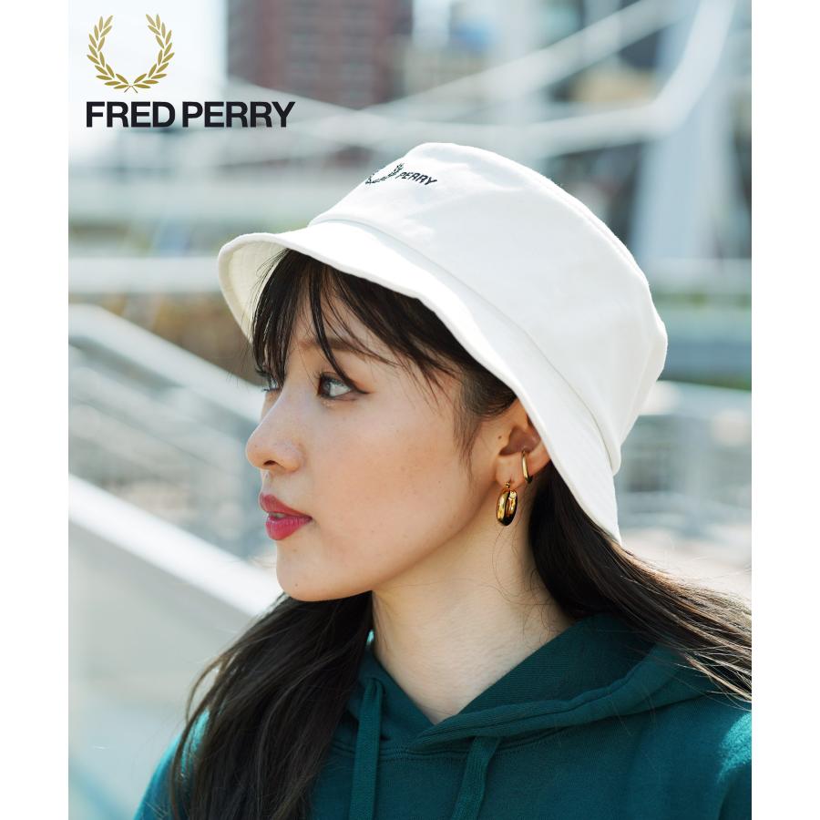 FRED PERRY フレッドペリー バケットハット ユニセックス 帽子 FRED PERRY フレッドペリー バケットハット ユニセックス 帽子
