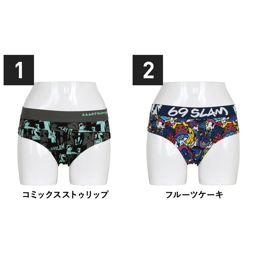 69slam ロックスラム レディース ショーツ 下着 ボクサーパンツ M-13 ロックスラム 69SLAM ボクサーショーツ レディース コットン
