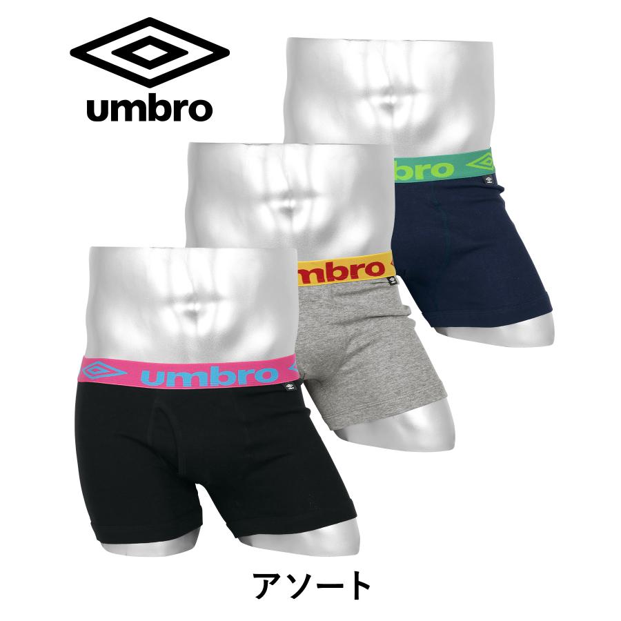 umbro（アンブロ） ボクサーパンツ 3枚セット スポーツウェア メンズ