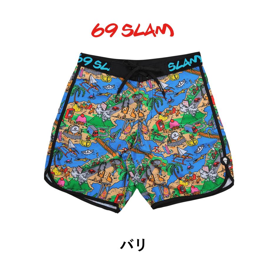 69SLAM ロックスラム サーフパンツ メンズ 水着 ハーフパンツ 69SLAM ロックスラム サーフパンツ メンズ 水着 ハーフパンツ
