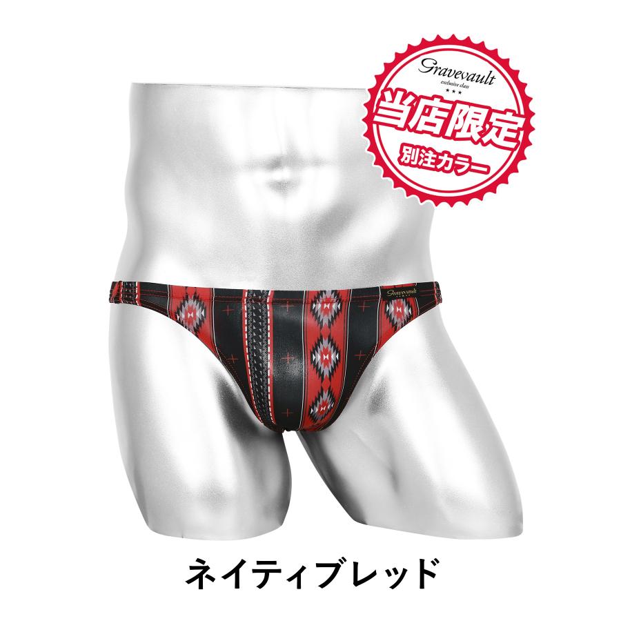 gravevault グレイブボールト Tバックブリーフ 4枚セット Lサイズ Gravevault（グレイブボールト） Tバック 父の日 プレゼント メンズ