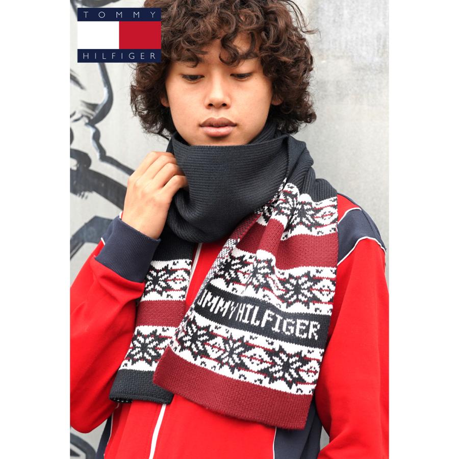 トミー ヒルフィガー TOMMY HILFIGER マフラー メンズ ストール レディース ユニセックス 通勤 通学 寒さ対策 ブランド ロゴ プレゼント ギフト｜crazyferret｜08