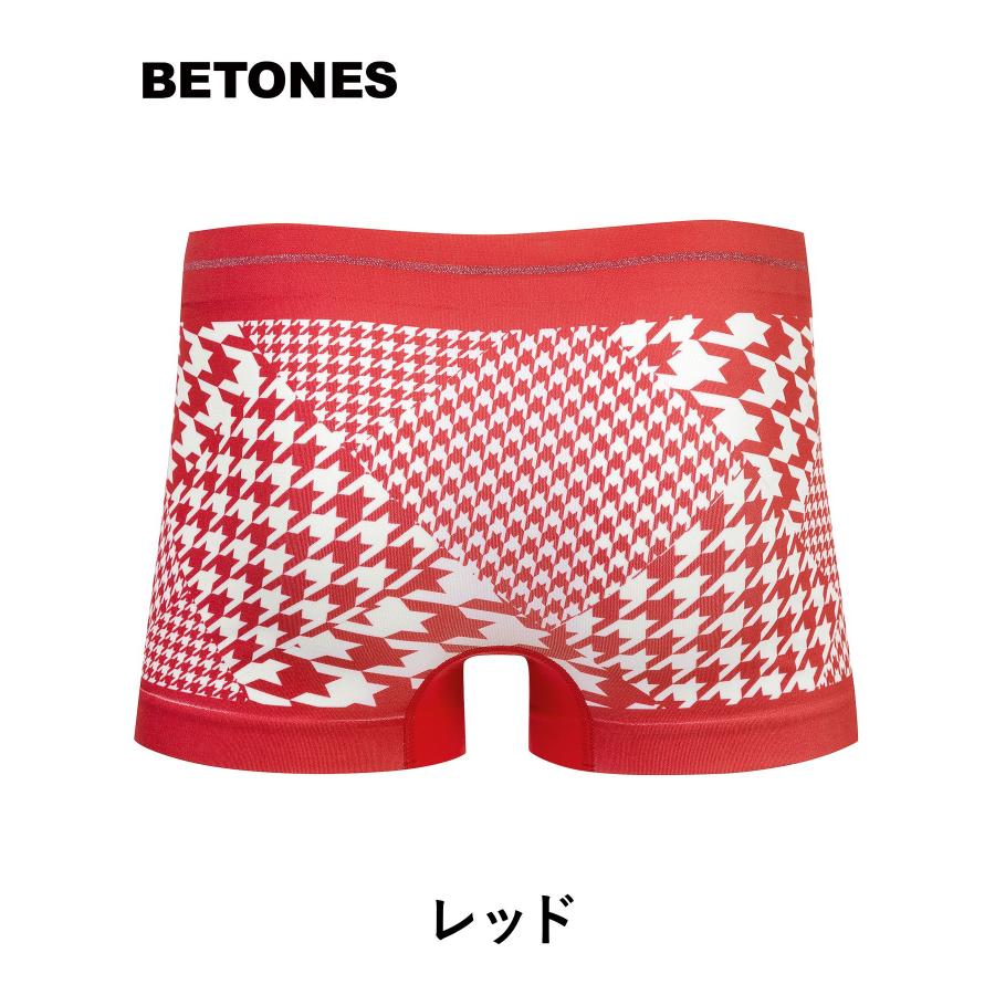 ビトーンズ ボクサーパンツ フリーサイズ メンズ BETONES アンダーウェア ツルツル 速乾 立体成型 シームレス タグレス ブランド  安い 父の日｜crazyferret｜09