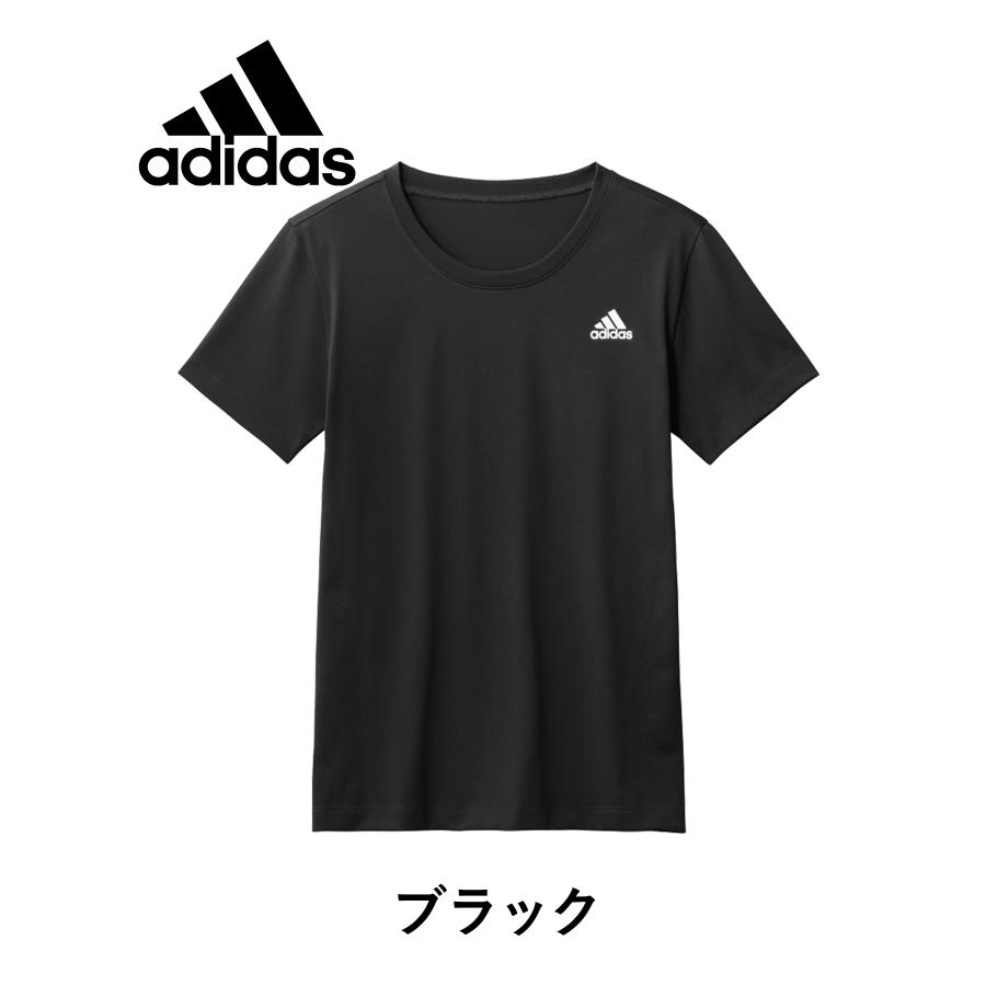 adidas JFA 綿　コットン　Tシャツ Lサイズ 黒 adidas（アディダス） Tシャツ スポーツウェア メンズ 肌着 インナー