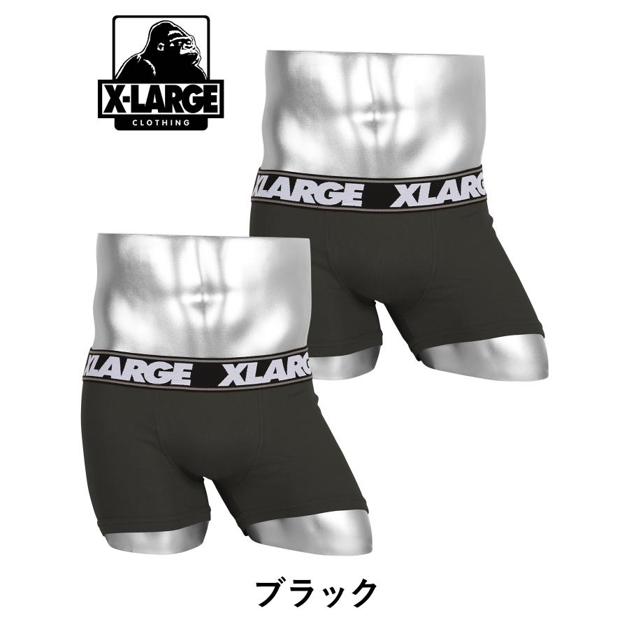 エクストララージ X-LARGE 2枚セット ボクサーパンツ メンズ 下着 アンダーウェア 紳士 綿 コットン 綿100% ロゴ ワンポイント 無地 ブランド｜crazyferret｜11