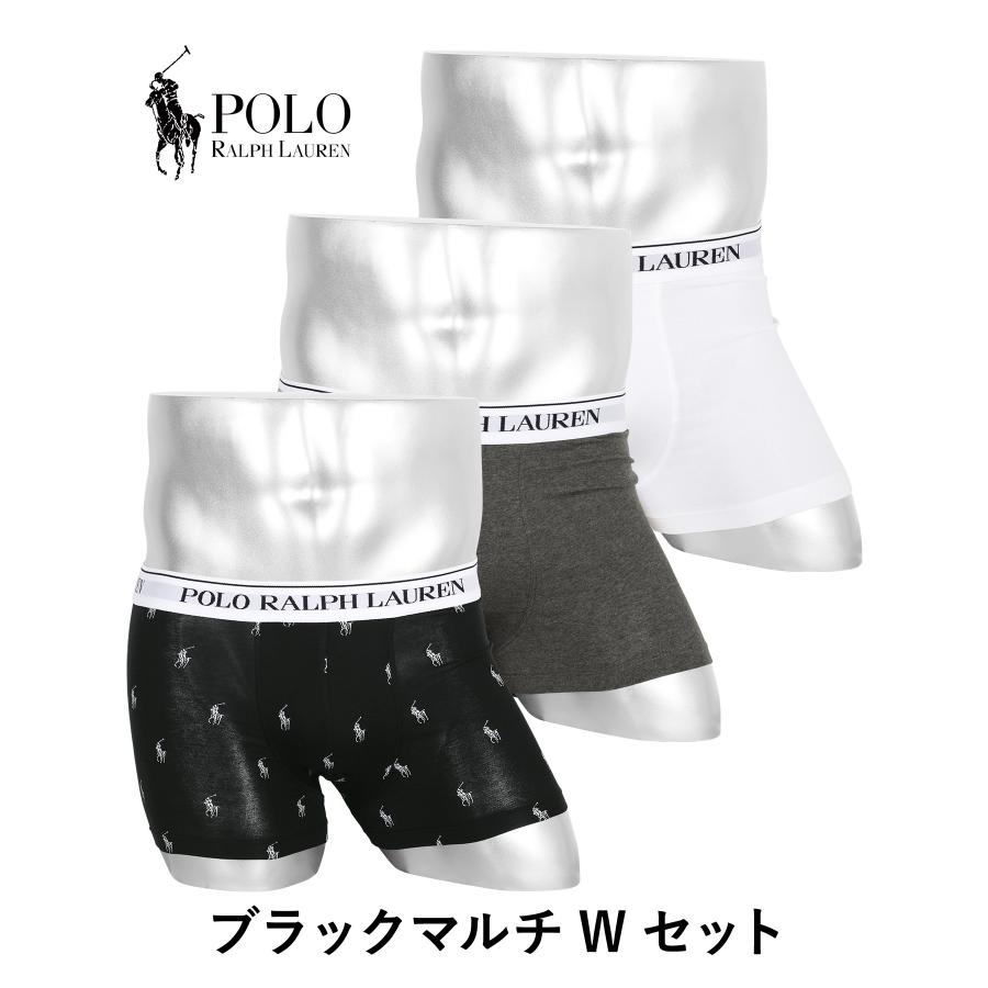 新品　ポロラルフローレン ボクサーパンツ3枚セット「Mサイズ」③ POLO RALPH LAUREN ポロ ラルフローレン ボクサーパンツ 三枚