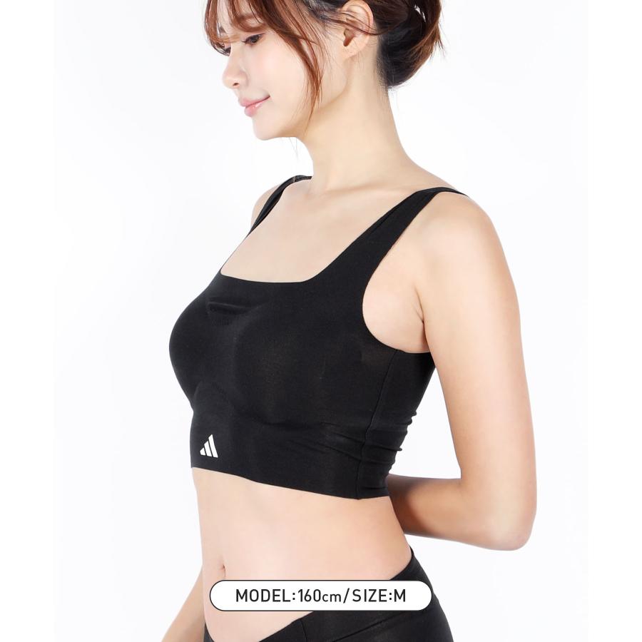 adidas（アディダス） 完全無縫製 クロップトップ レディース ブラ