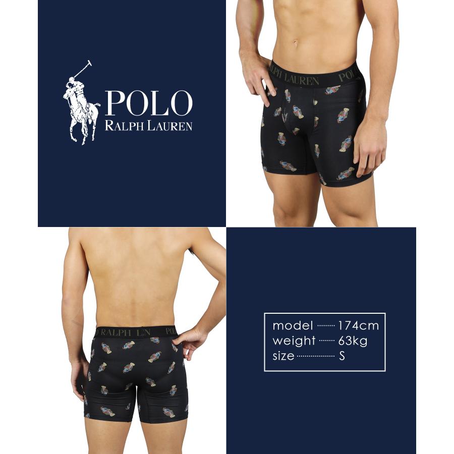 新品　ポロラルフローレン ホース・ベア刺繍ボクサーパンツ5枚セット「Mサイズ POLO RALPH LAUREN（ポロ・ラルフローレン） ボクサーパンツ 3枚セット