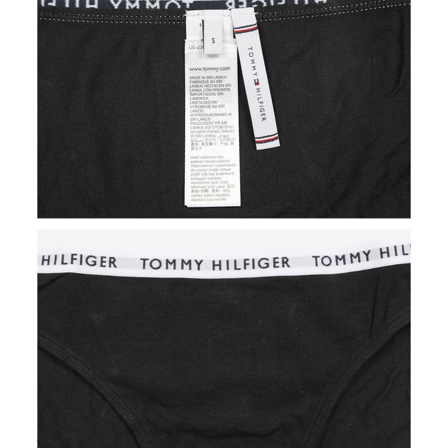 トミー ヒルフィガー ショーツ レディース 下着 女性  3枚セット   アンダーウェア 綿 綿混 コットンストレッチ おしゃれ カジュアル ジム ヨガ フィットネス ロゴ ワンポイント 無地 ブランド 婦人 プレゼント プチギフト 誕生日 彼女 妻 ギフト 記念日 TOMMY HILFIGER（トミー・ヒルフィガー） トミー ヒルフィガー TOMMY