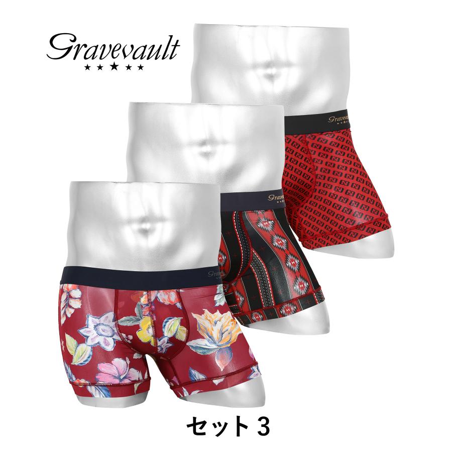 Gravevault（グレイブボールト） ボクサーパンツ メンズ 男性 下着 新