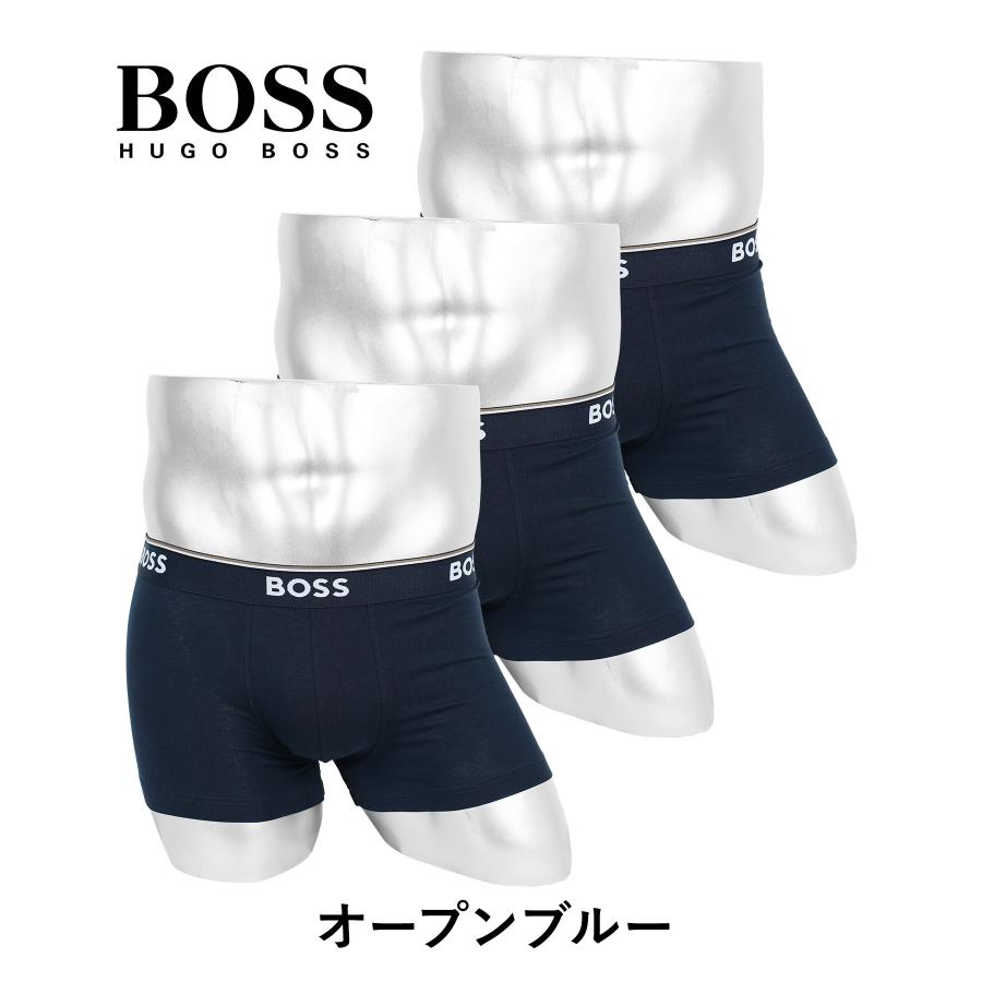 HUGO BOSS - coco 中古 ヒューゴボス HUGO BOSS メンズ パンツ  US/30R（M～L相当） 青 ブルー HUGO BOSS（ヒューゴ・ボス） ボクサーパンツ 3枚セット メンズ 男性