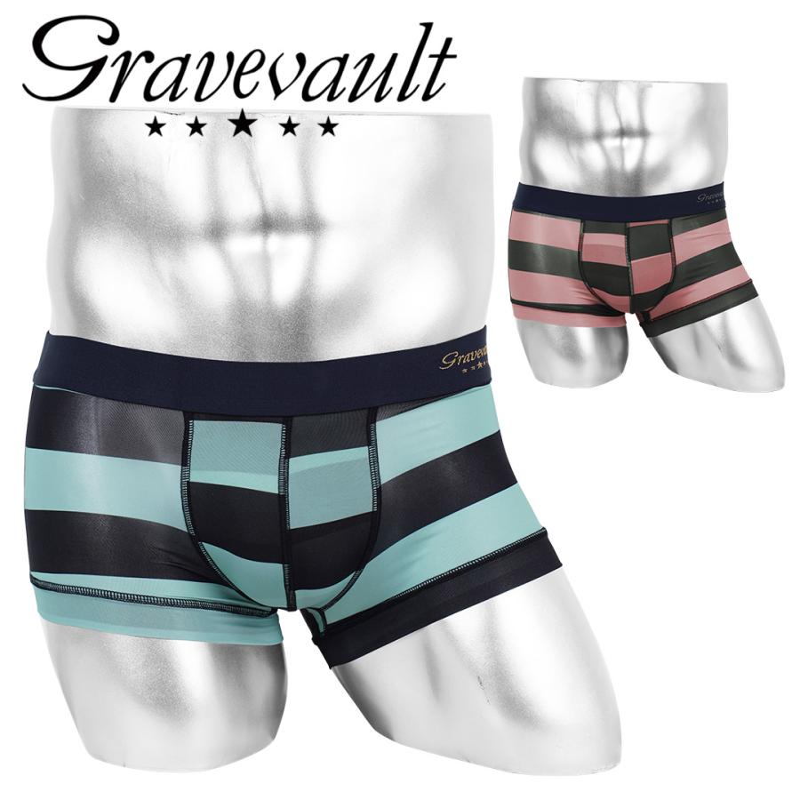 未開封｜Gravevault｜ローライズボクサー｜Mサイズ｜3枚セット Gravevault（グレイブボールト） ボクサーパンツ メンズ ローライズ