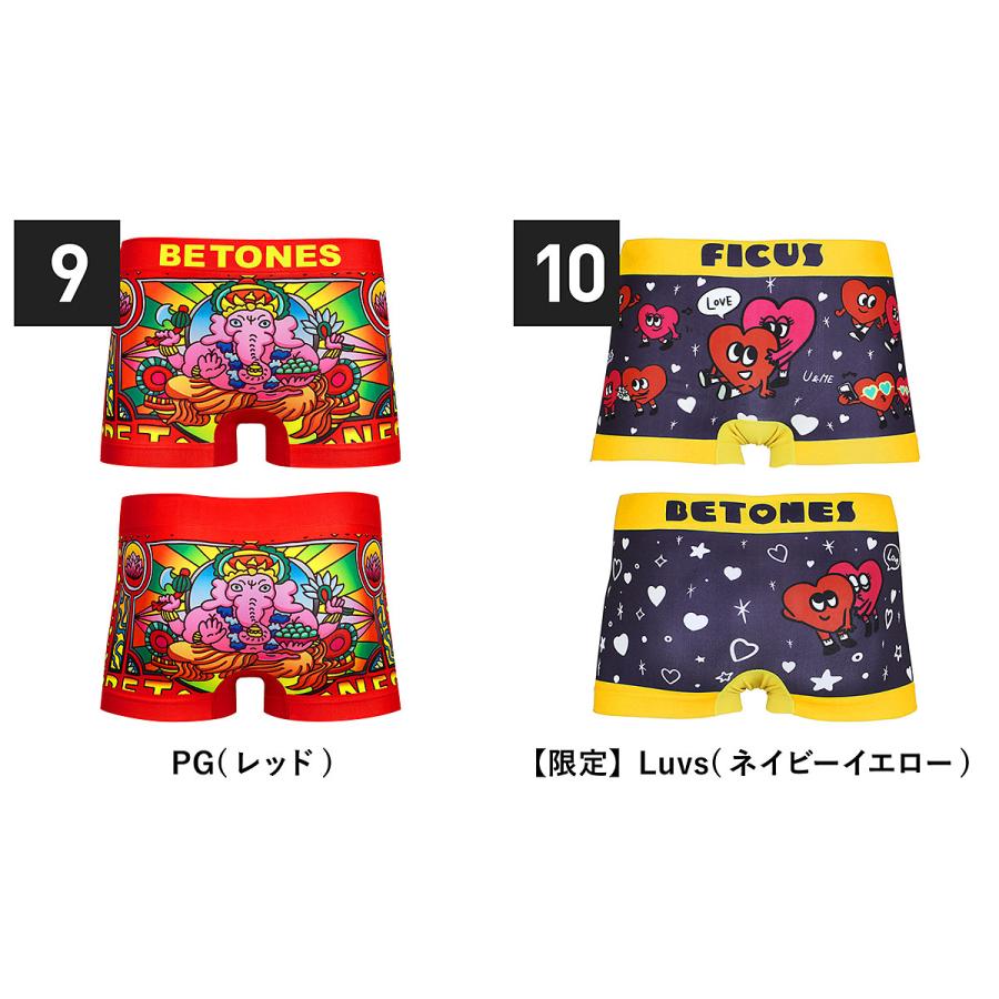 [メンズフリー] betones ボクサーパンツ アニマル デザイン 4枚 BETONES ビトーンズ ボクサーパンツ メンズ グラフィック