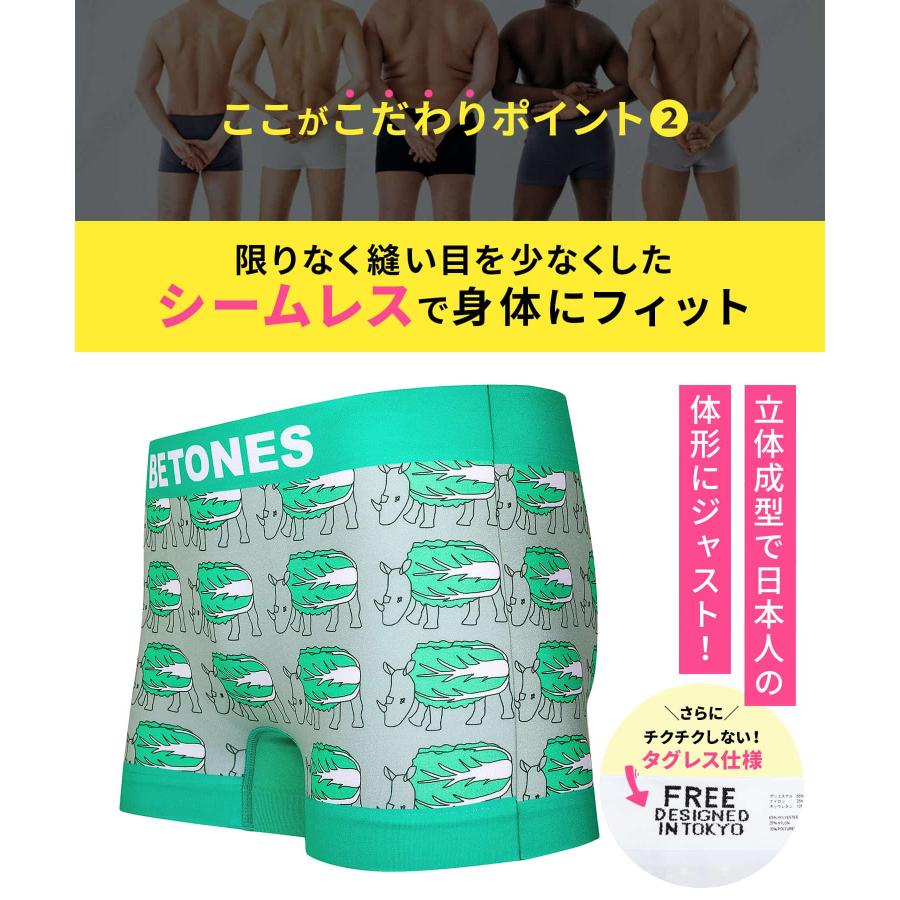 BETONES（ビトーンズ） ボクサーパンツ メンズ 下着 紳士 ダジャレ