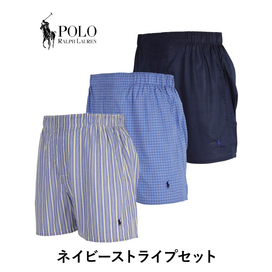 POLO RALPH LAUREN トランクス メンズ ポロ ラルフローレン 3枚 POLO RALPH LAUREN トランクス メンズ ポロ ラルフローレン 3枚