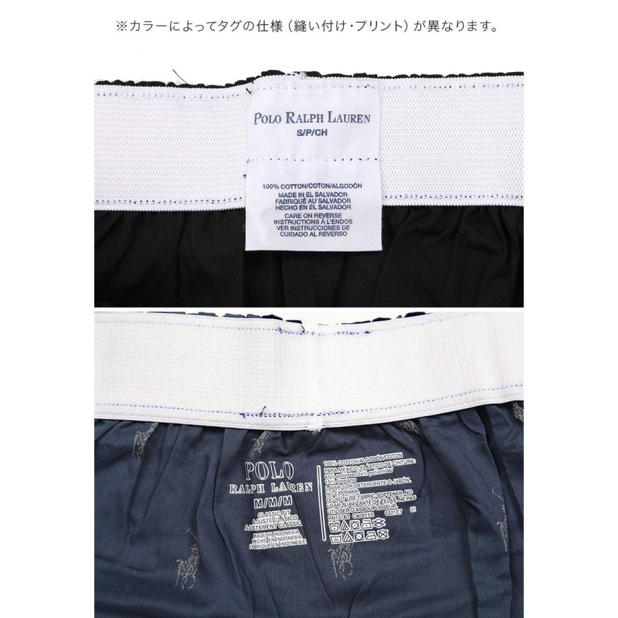 ポロ ラルフローレン POLO RALPH LAUREN 3枚セット トランクス メンズ 下着 アンダーウェア 紳士 綿100％ 前開き チェック ドット ボーダー ブランド 父の日｜crazyferret｜16