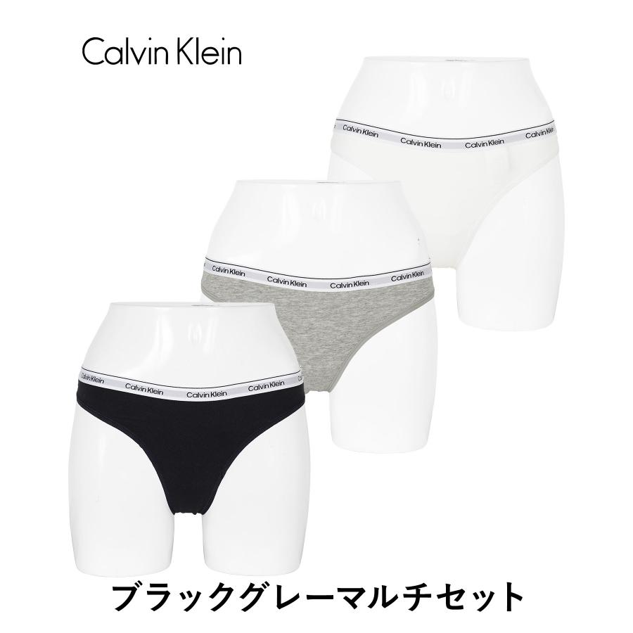 Calvin Klein（カルバン・クライン） Tバック 3枚セット レディース