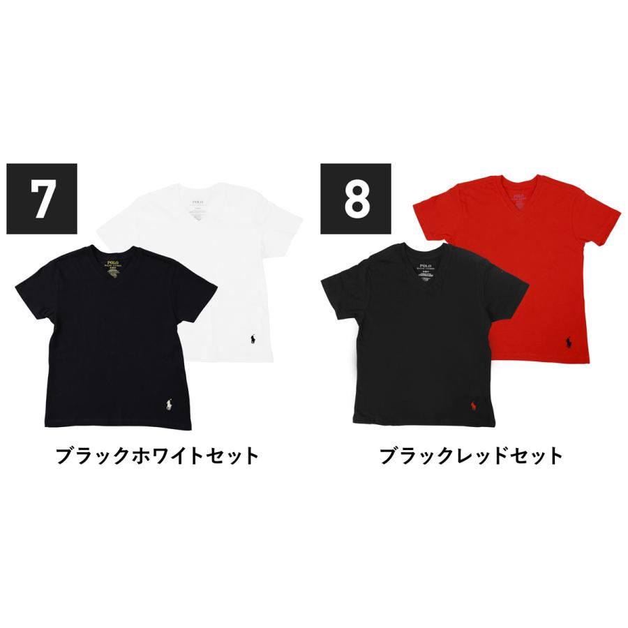 ポロ ラルフローレン POLO RALPH LAUREN 2枚セット Tシャツ 半袖 V 