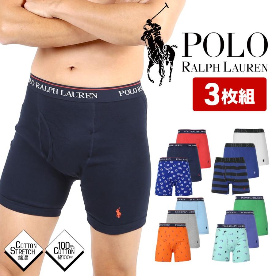 POLO RALPH LAUREN ボクサーパンツ 新生活 プレゼント 3枚セット POLO RALPH LAUREN ボクサーパンツ 新生活 プレゼント 3枚セット