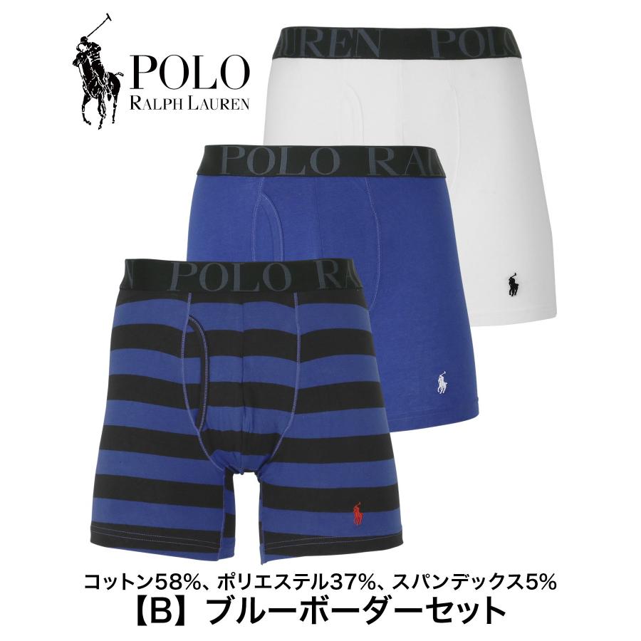 POLO RALPH LAUREN ボクサーパンツ 新生活 プレゼント 3枚セット POLO RALPH LAUREN ボクサーパンツ 新生活 プレゼント 3枚セット