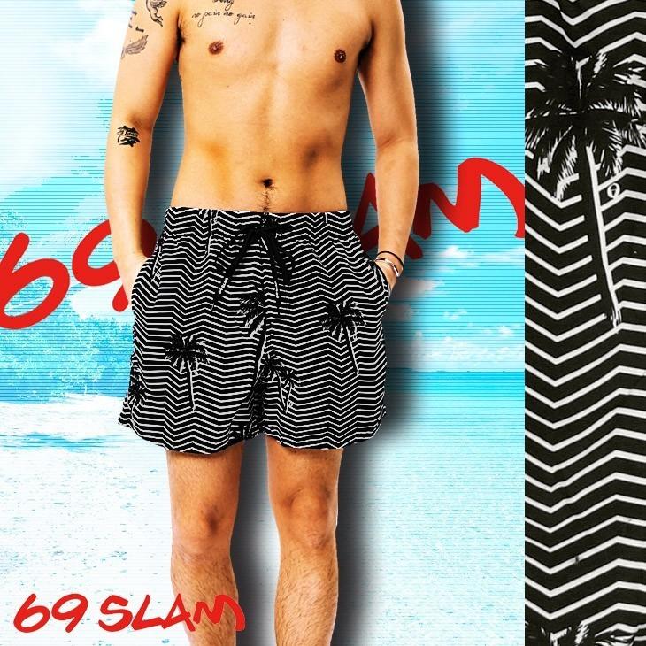 サーフパンツ 水着 メンズ ブランド 海パン ショート丈 Island Daze 69slam ロックスラム 短パン Sebidz Pm ブランド下着ならcrazy Ferret 通販 Yahoo ショッピング