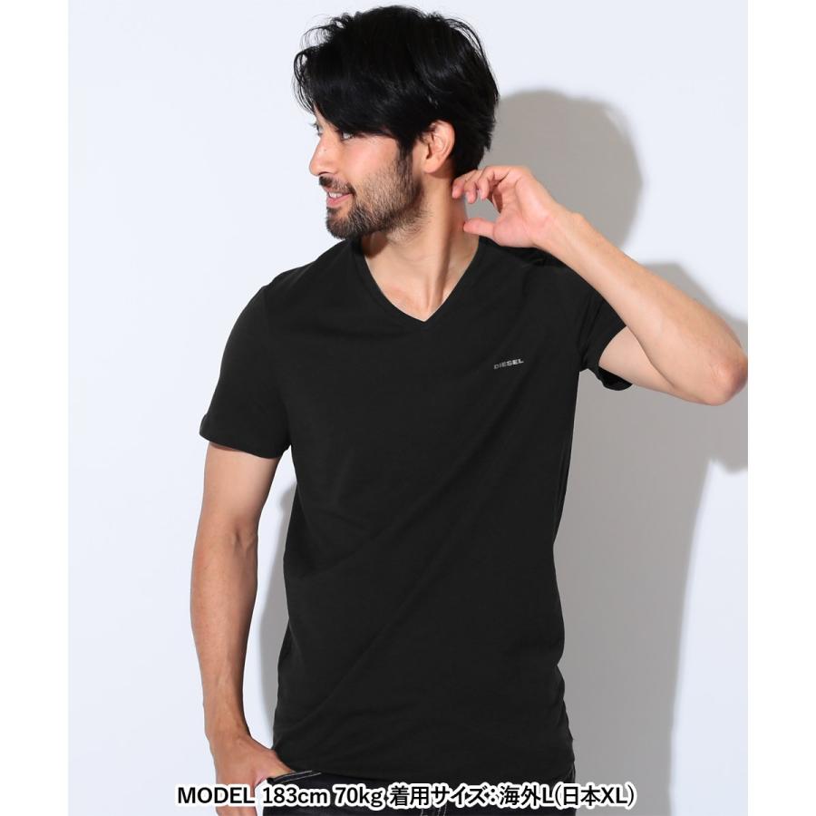 DIESEL ディーゼル メンズ Tシャツ クルーネック 半袖 3枚セット DIESEL ディーゼル メンズ Tシャツ クルーネック 半袖 3枚セット