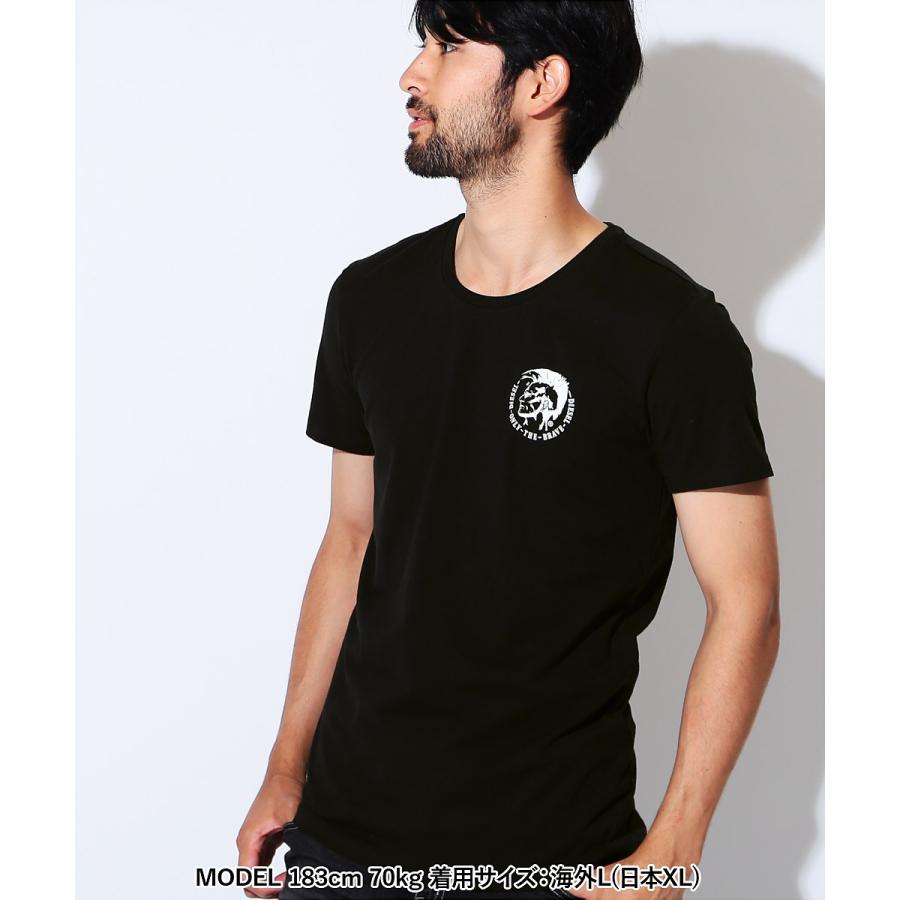 DIESEL ディーゼル メンズ Tシャツ クルーネック 半袖 3枚セット