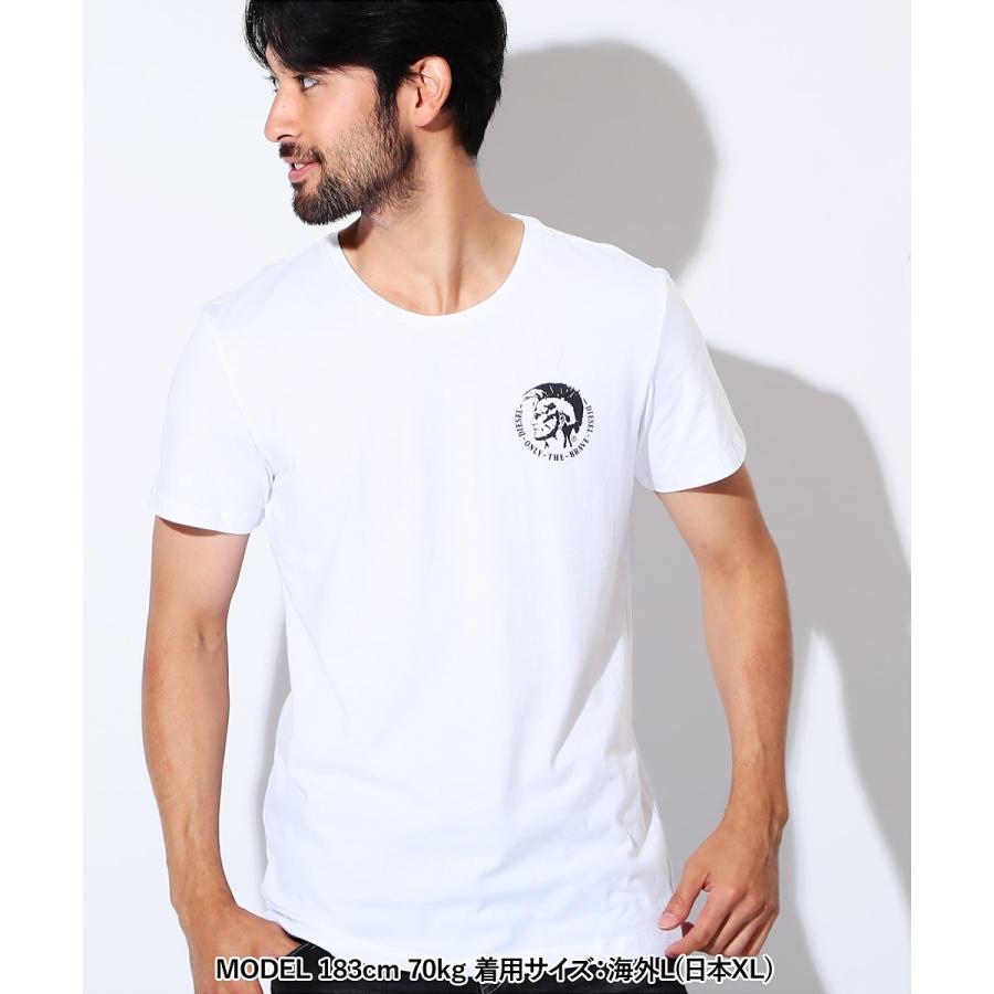 【DIESEL】T-Cos プラスター エフェクト クルーネック T シャツ A16143_0BNET_8MS_I.jpg