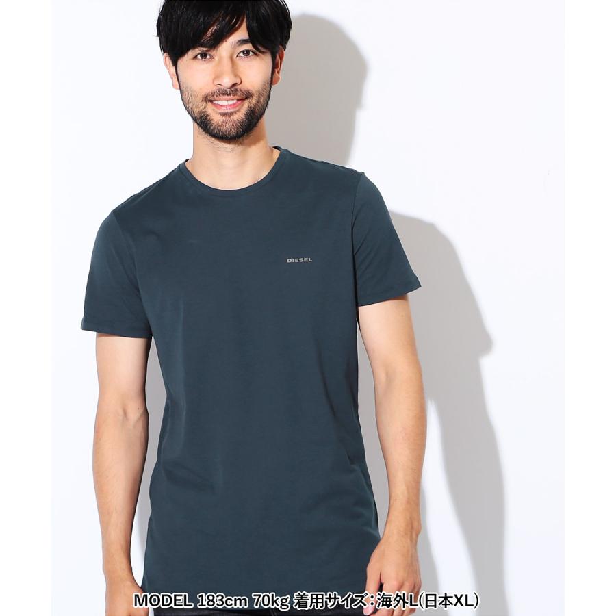 DIESEL ディーゼル メンズ Tシャツ クルーネック 半袖 3枚セット