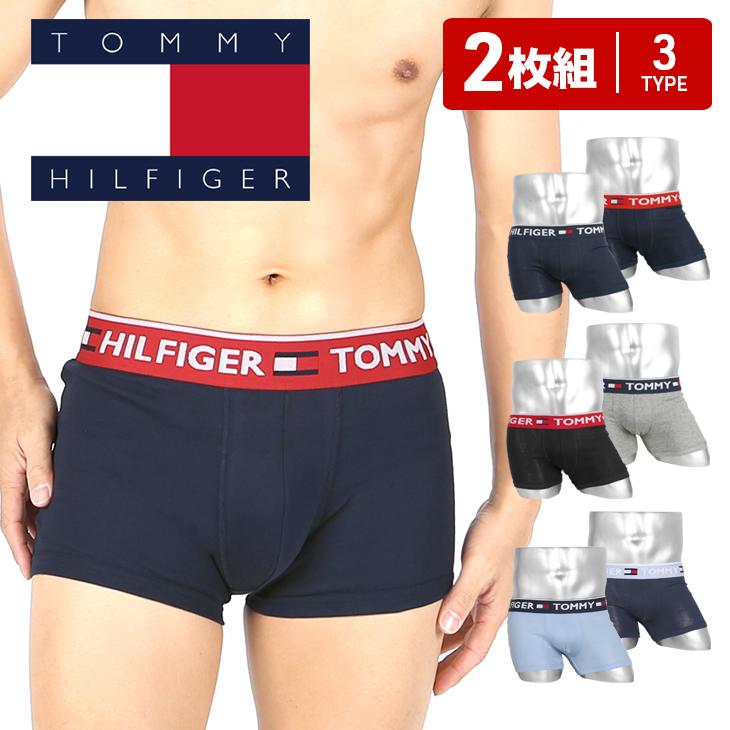 トミー ヒルフィガー TOMMY HILFIGER 2枚セット ボクサーパンツ メンズ 下着 綿 かっこいい おしゃれ 無地 ロゴ ワンポイント  ブランド :tommy2pack2:ブランド下着ならCrazy Ferret - 通販 - Yahoo!ショッピング