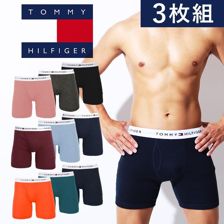 トミーヒルフィガー Tommy Hilfiger ロング ボクサーパンツ メンズ ブランド 綿 3枚セット まとめ買い 送料無料 Tommy3pack3 2 ブランド下着ならcrazy Ferret 通販 Yahoo ショッピング