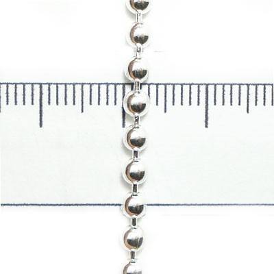 シルバーボールチェーン/太さ約3.0mm・長さ60cm(ネックレス)｜crazypig｜03