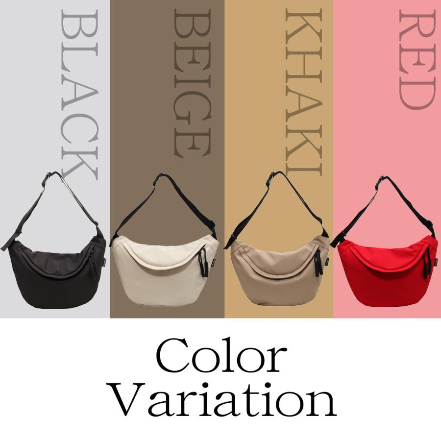 ショルダーバッグ 三日月型 レディース メンズ ボディバッグ