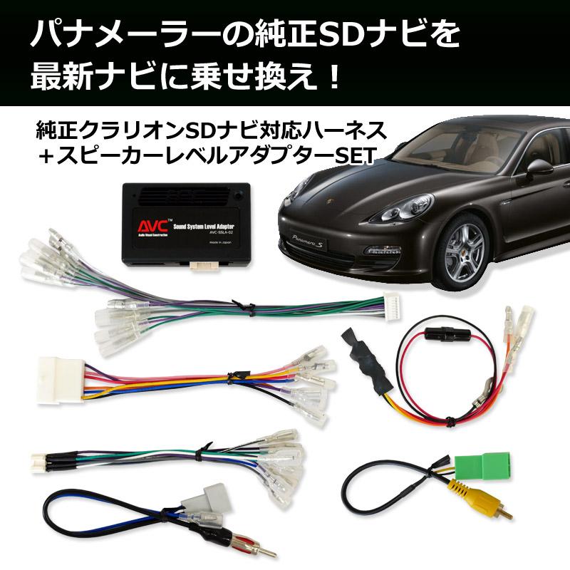 ポルシェ パナメーラ(970) クラリオンSDナビ(前期モデル)装着車用