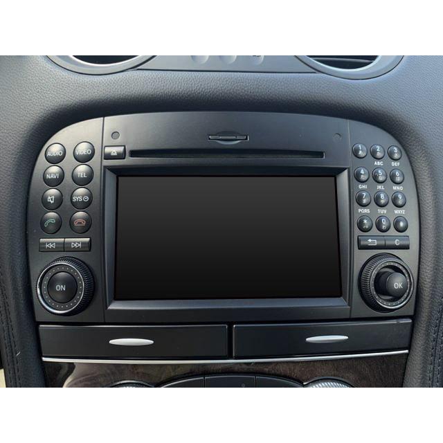 AVC】2DIN取付キット - ベンツSLクラス(R230) 後期 HDDナビ車用 2008