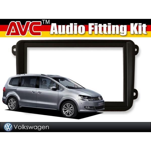 AVC】2DINナビ取付キット - VW シャラン 7N 2011(H23)/2〜2015(H27)/9